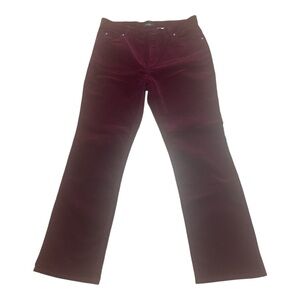 Women's Burgundy Corduroy Pants